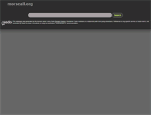 Tablet Screenshot of morseall.org